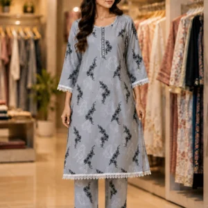 জাফলং প্রিন্ট অ্যাশ কালার - 38